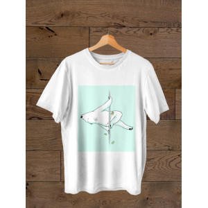  Tricou Ursul polar pe un stâlp